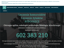 Tablet Screenshot of chorobyodbytu.pl